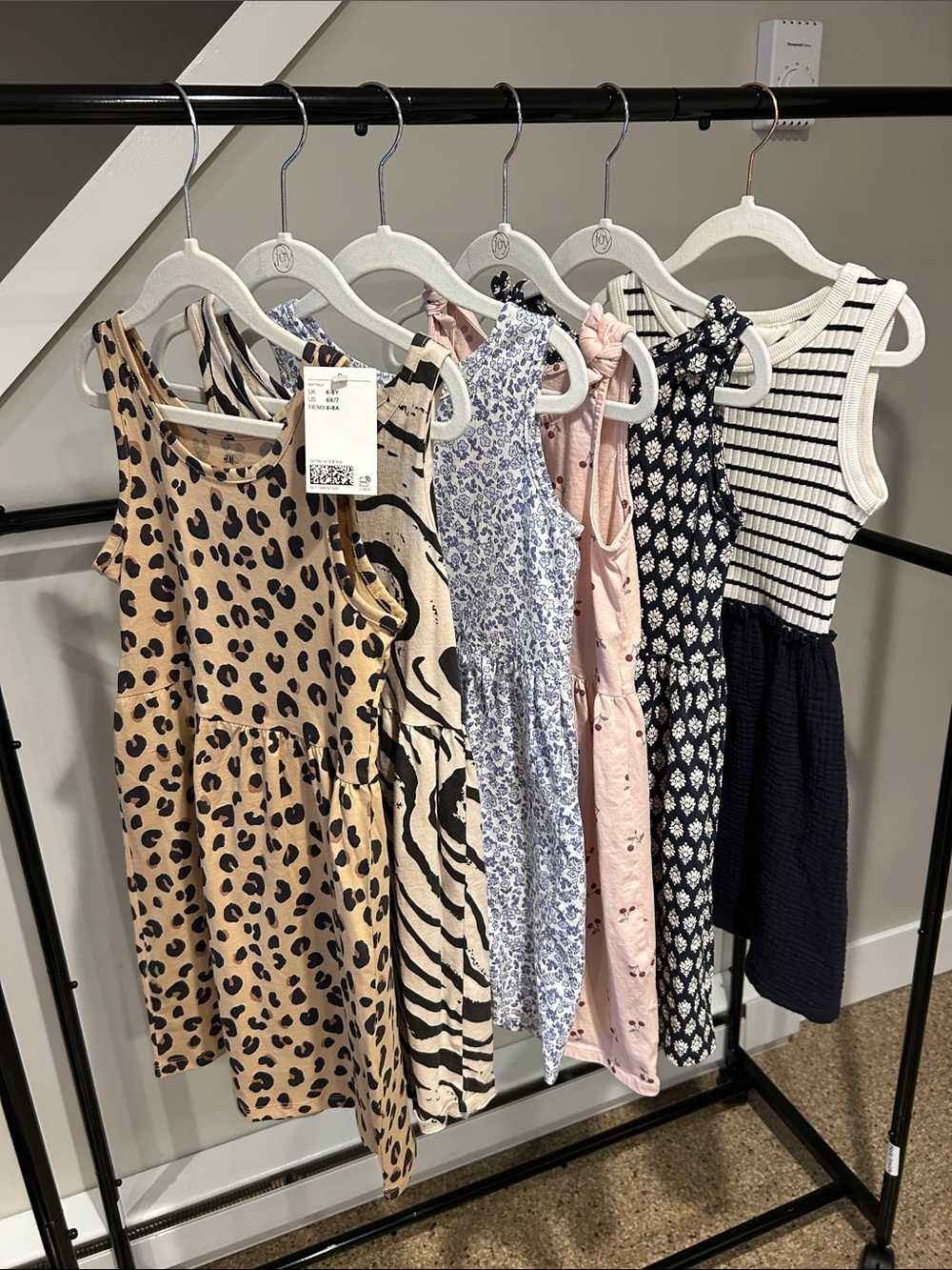 Bundle of 6 H&M girls dresses. Size 6x/7.